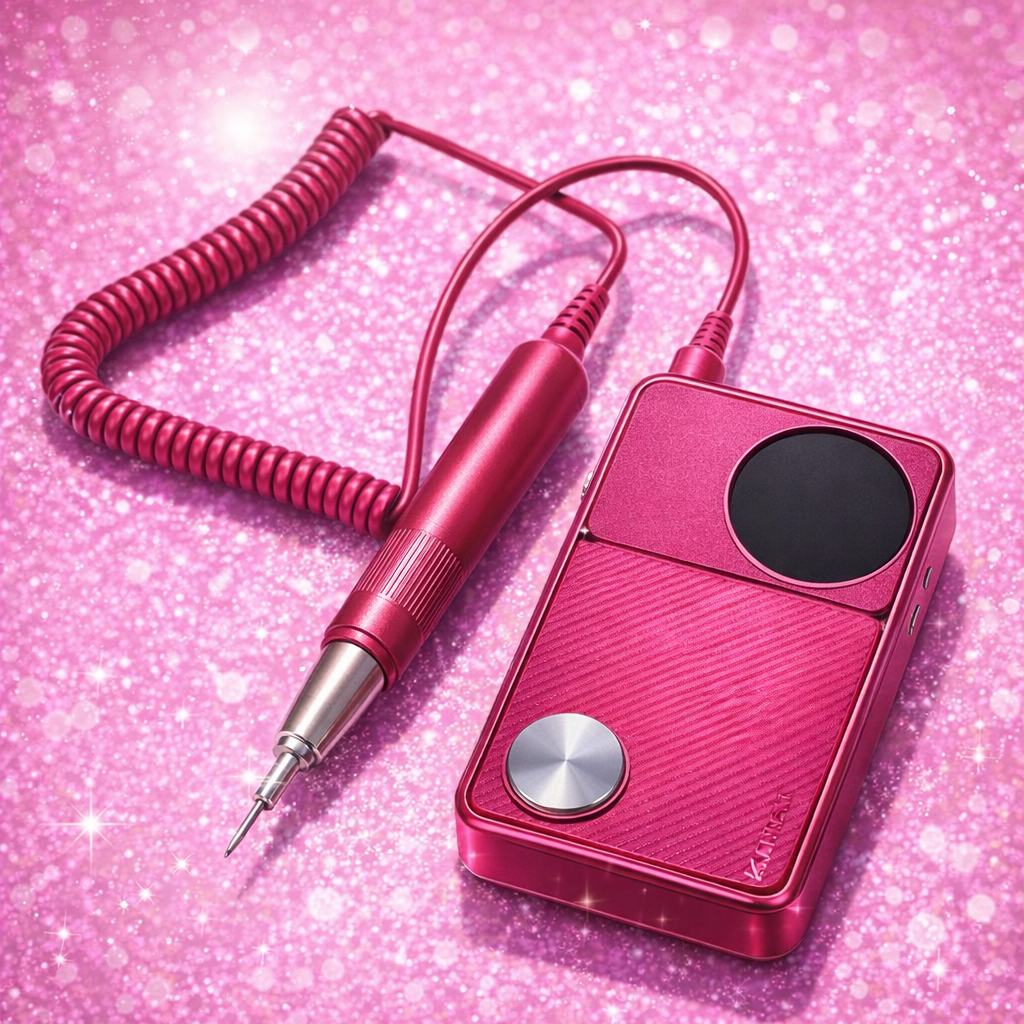 Not for Retail! Professional Nail Drill HG9001 Rechargeable Electric Nail Drill 35-Speed Portable Nail File with LED Screen for UV Gel Nails